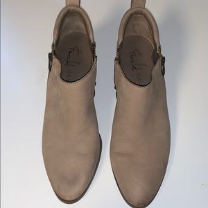 Hardly worn tan booties